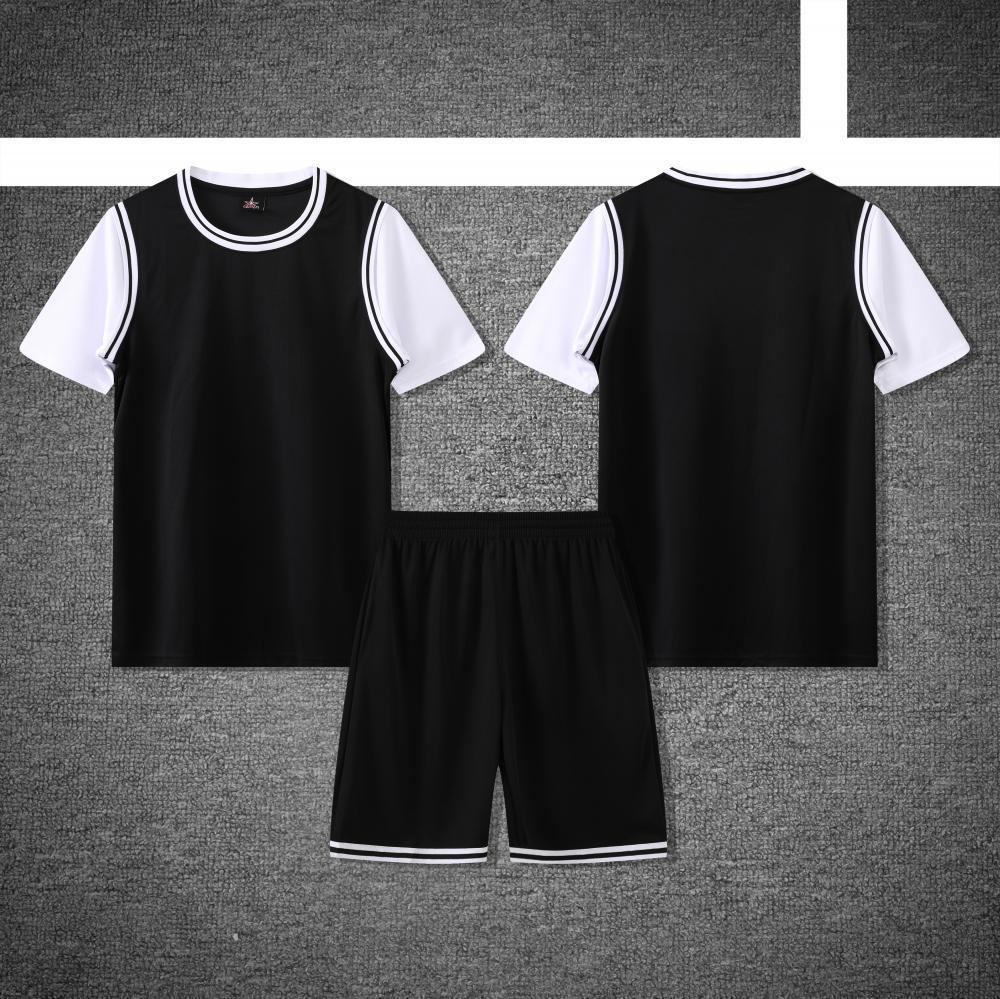 Men s Two-Piece Basketball Training Set - Short Sleeve XXL