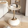 Nordic Metal Coffee Tables Mobile Portable Side Table Living Room Coffee Table Light Luxury Storage Rack Bedroom Furniture