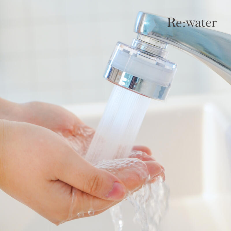 Rewater Washbasin Green Water Purifier Ver2 (Chrome, Black)