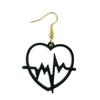 Epoxy Love Heart Mold Silicone Earrings Mold Handmade Fashion Jewelry Molds for Resin Jewelry Making Pendant Crafts