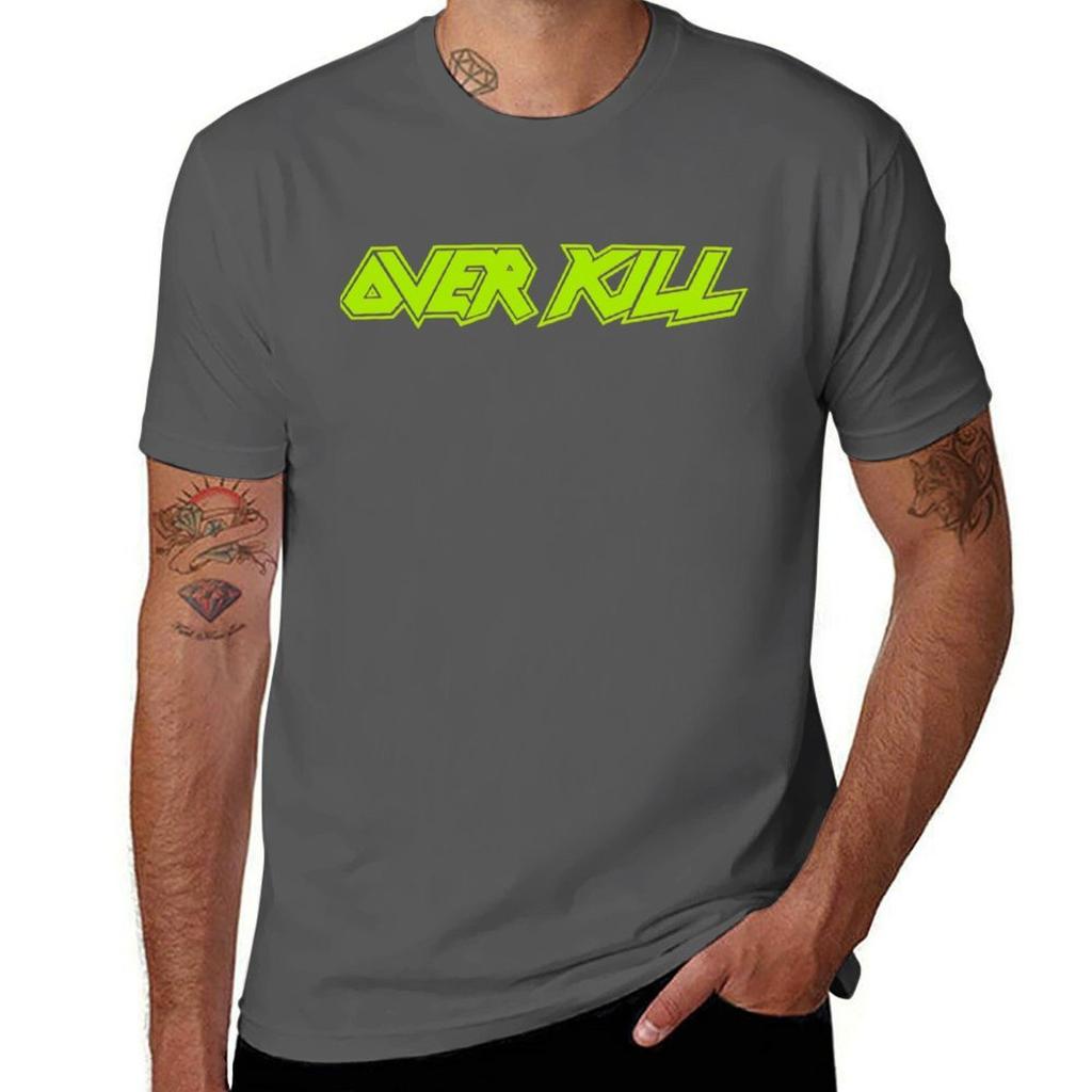 Overkill (Transparent) Green For Fans T-Shirt Man T Shirt Graphic Anime T Shirts for Man T-Shirt