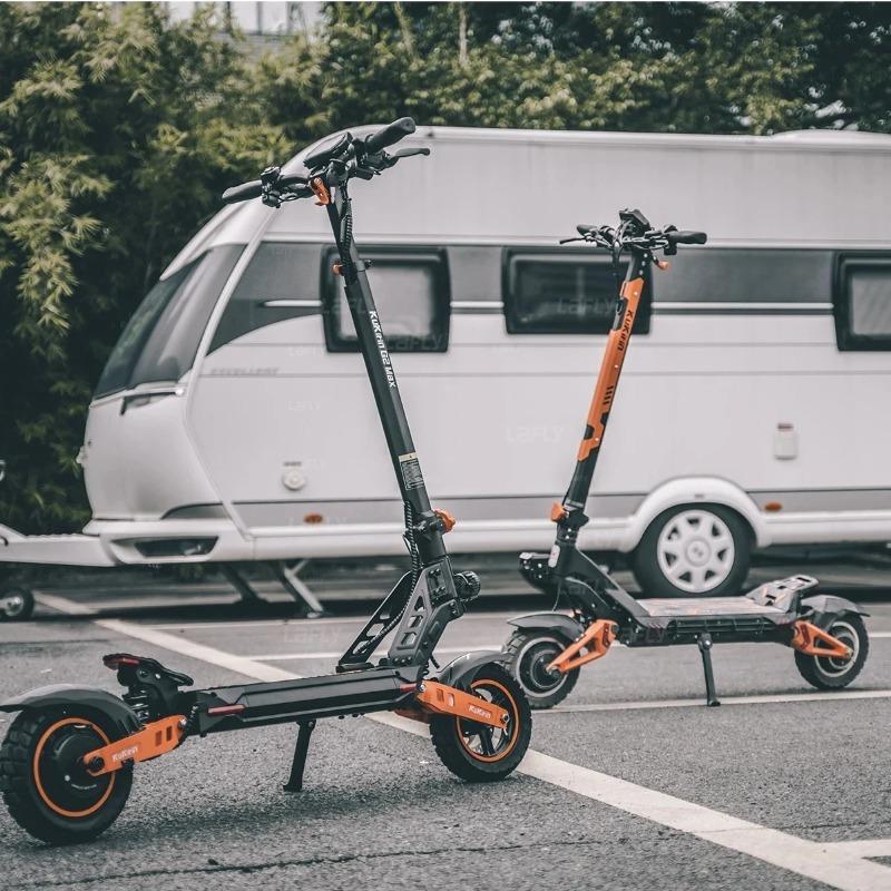 2025KuKirin G3Pro Elektrická koloběžka1200W*2 EScooters 52V 23.2Ah 80KM Dojezd 65Km/h Rychlost 10" Pneumatiky e-Koloběžka Dvojitý Tlumič