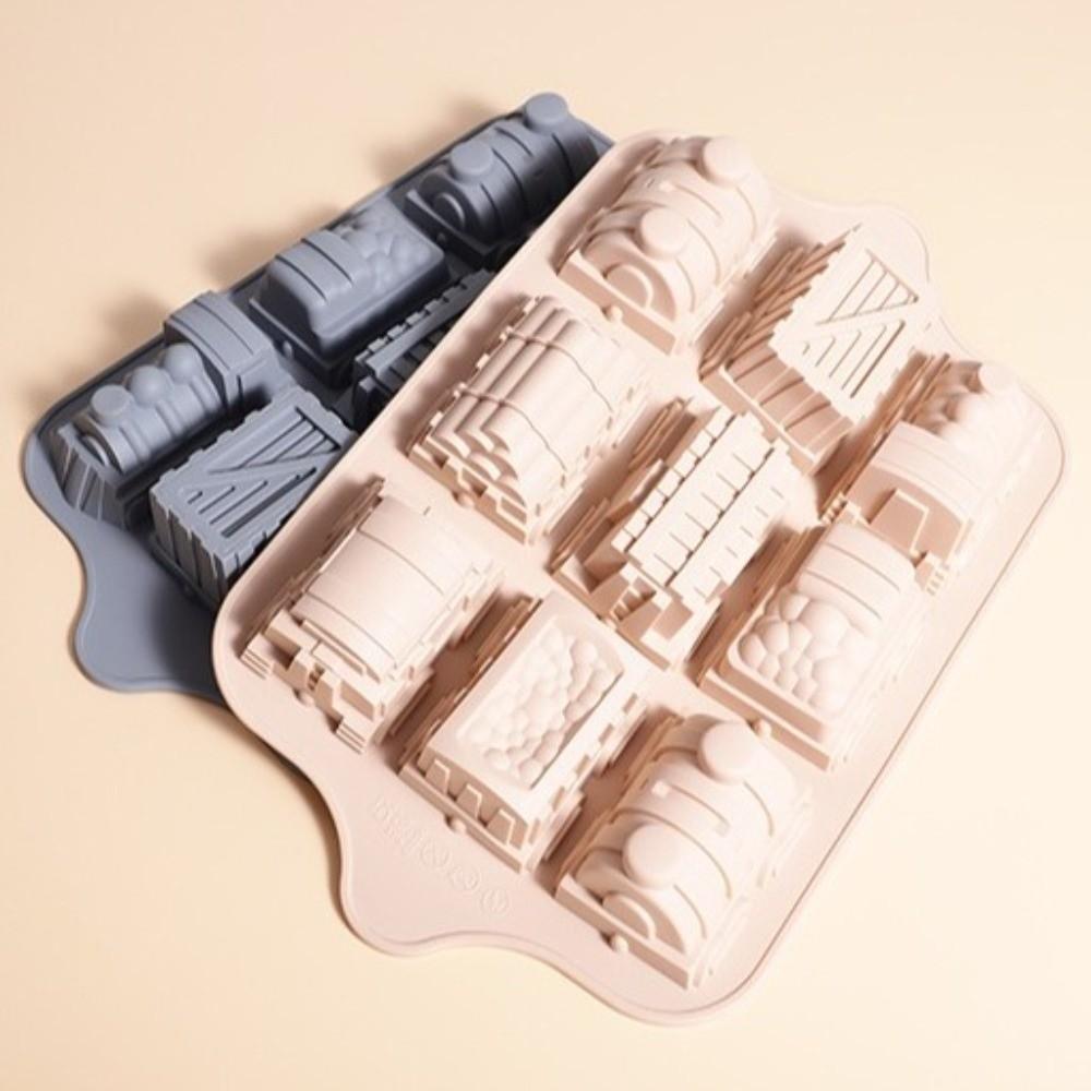 Silicone Ice Cube Tray 9-Tank Design Jelly Mold Multi-Use Mold Cake Mold  Kids Snacks