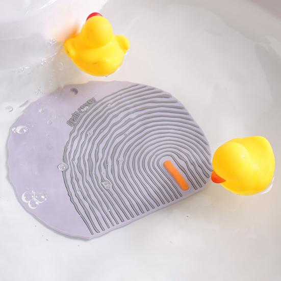2 Bouchons Universels En Silicone Pour Baignoire Et Évier - Noir Et Blanc - Adaptable 3 à 4.5cm