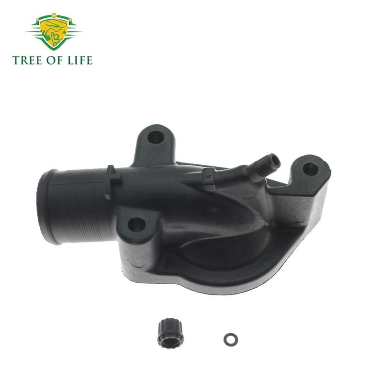 Engine Coolant Thermostat Housing Flange For CITROEN C5 PEUGEOT 406 607 2.2 Diesel 2000-2008 1336.R5 1336R5 9633699980 717696
