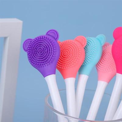 Double Head Silicone Cleansing Brush Soft Beauty Makeup Tool