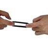 2Pcs Thick Flat Rubber Ring Silicone Tightle Stretchable Wheel Ring Flexible Elastic Silicone Luggle Wheel Hoops Diameter 35mm