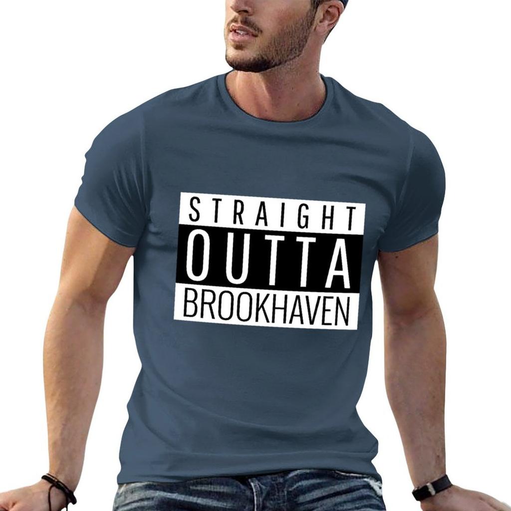 Straight Outta Brookhaven Georgia Classic Tshirt Worker Basic Short Sleeve Tee