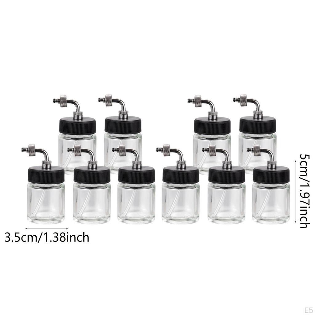 10 Bottles, Painting Tools, Easy to Clean, Use, Accessories, Sturdy, Empty Paint Containers