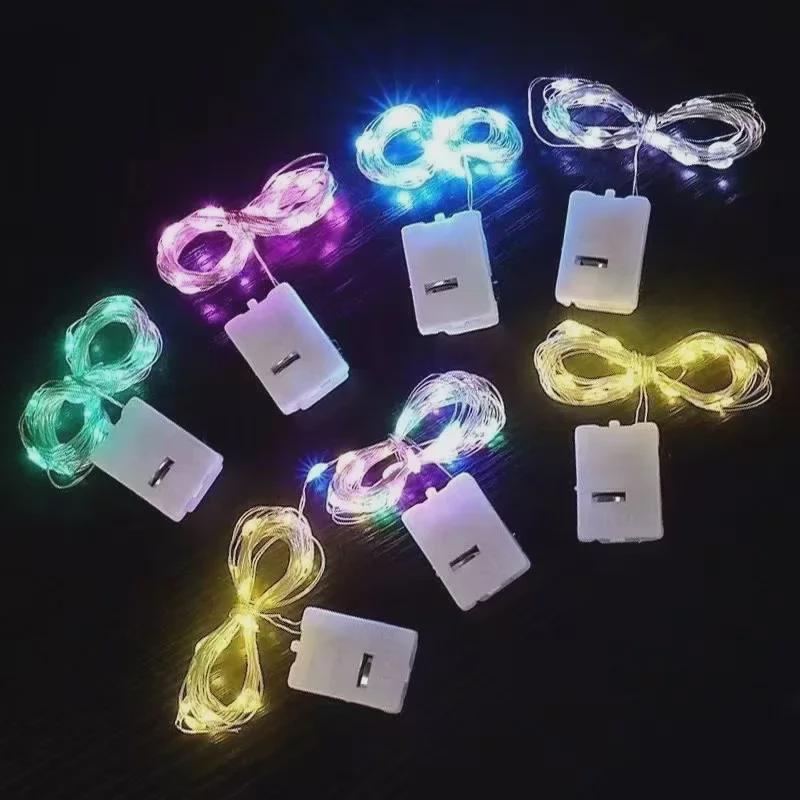 LED Wine Bottle Stopper with Copper Wire String Lights - Decorative Atmosphere Lighting