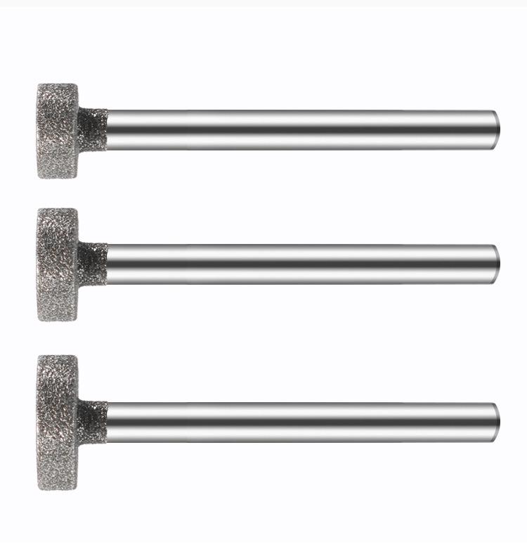 T-Shaped Diamond Grinding Head for Jade Carving - Includes Hook Tip, Thin Needle, and Free Shipping