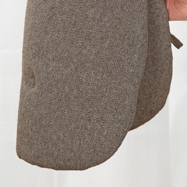Juego de 2 Cojines para Silla Tejido de Algodón Lino Almohadillas Gruesas para Asiento Multiusos Para Comedor Oficina Diseño Ergonómico de Soporte