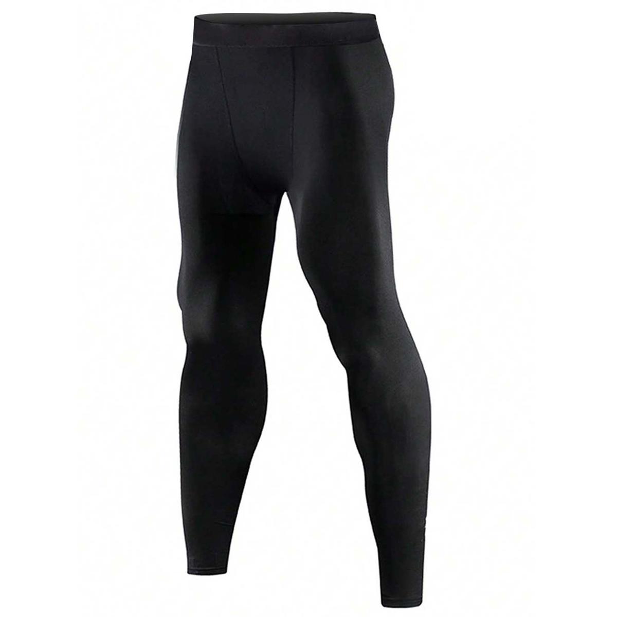 

5, 4, 3, 2 или 1 упаковка мужских компрессионных брюк, колготок, леггинсов, спортивного нижнего слоя для бега, занятий спортом, тренировок, активного отдыха XXL чёрный