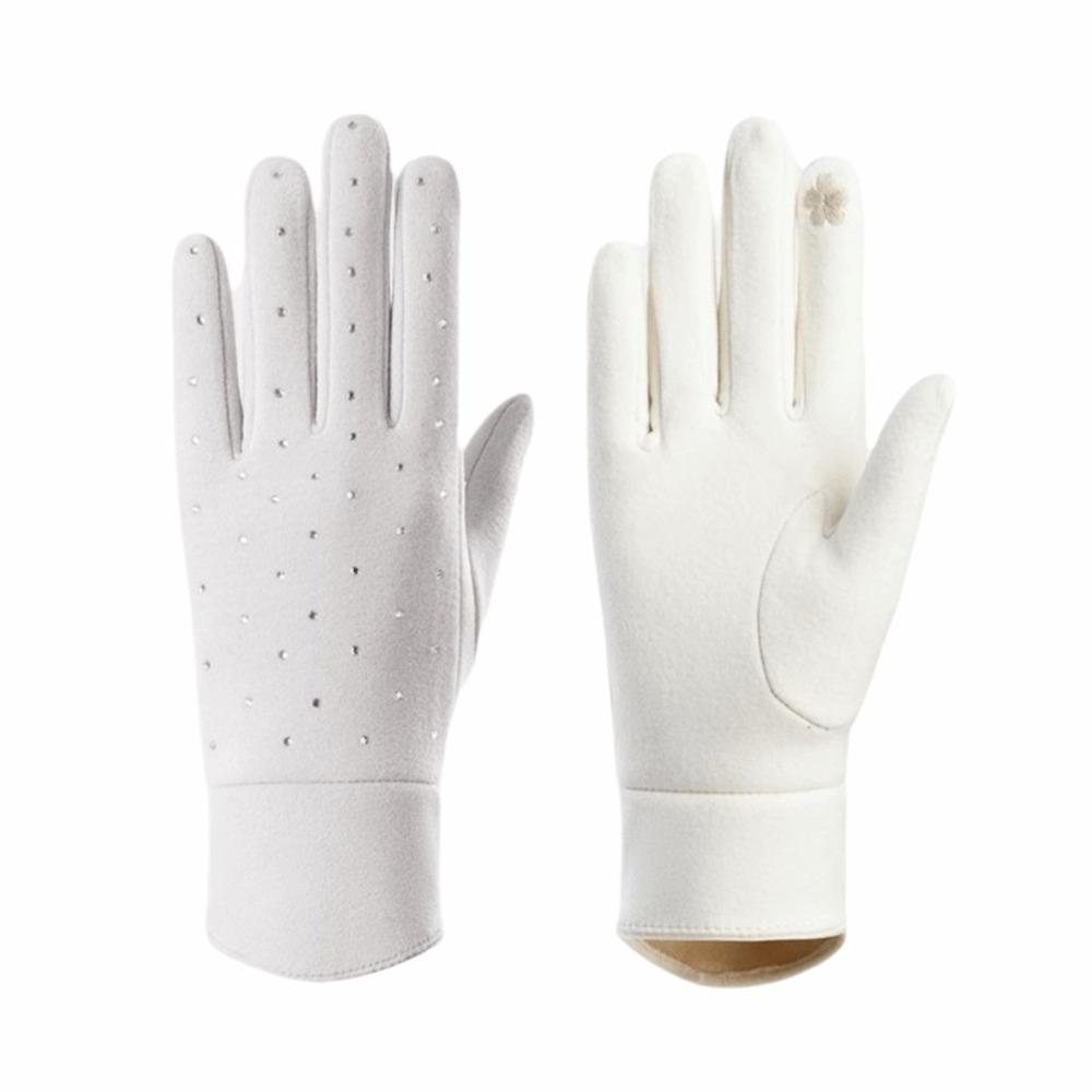 Fleece Lined Winter Gloves Touchscreen Women's Gloves Fashion Cycling Gloves Winter