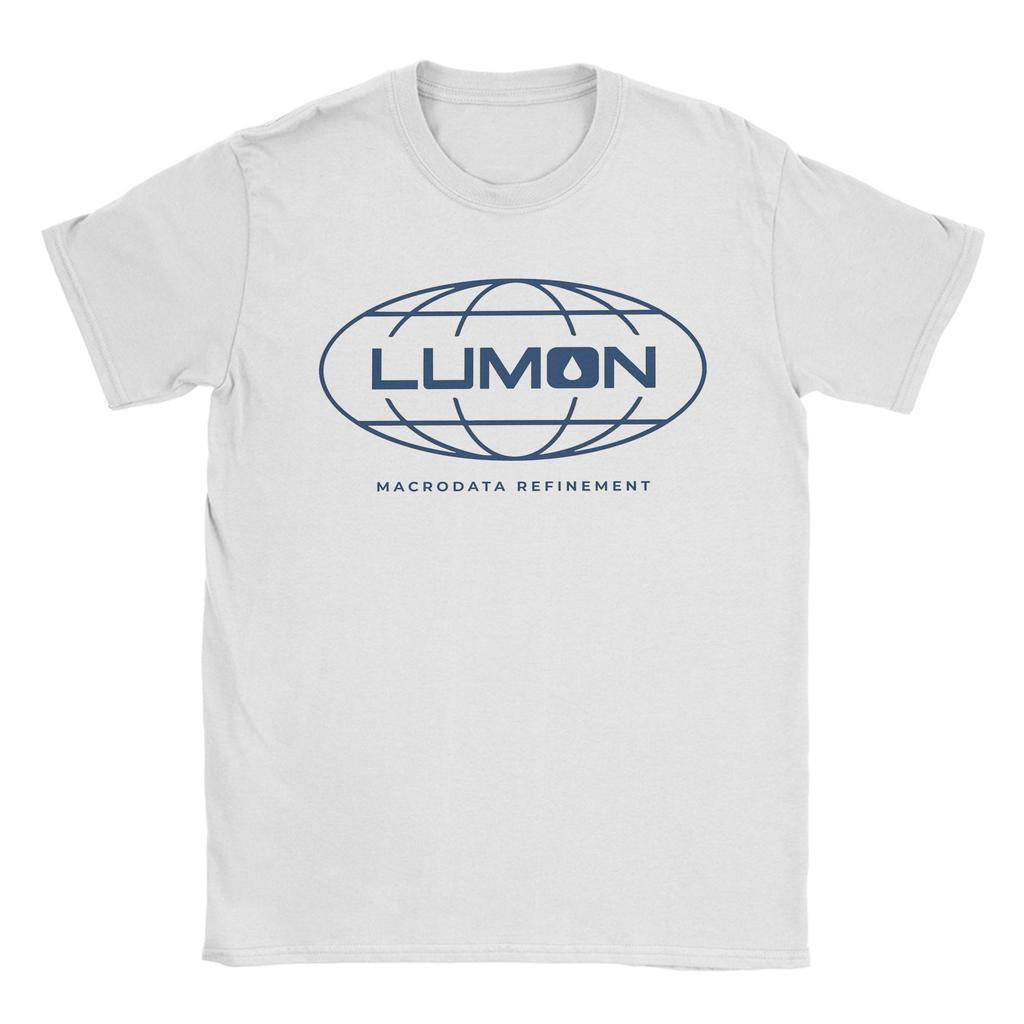 All Seasons Lumon Macrodata Refinement T Shirt for Men Women  Pure Cotton Tee Shirt Short Sleeve Tops