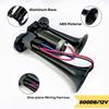 Conjoined Electric Horn Double Tube Horn, Car Horn, Truck Horn Speaker Replacement Parts