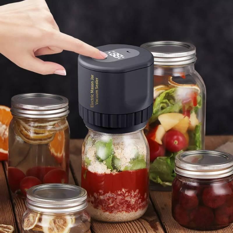 Mason Vacuum Jar Sealer Food Preservation Sealer Set Automatic Kitchen Supplies