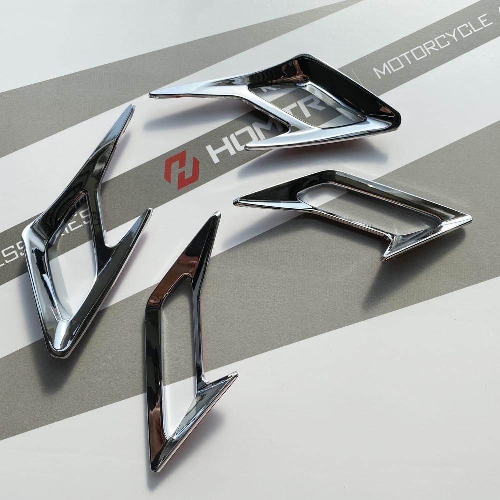 Chrome For Honda Goldwing GL1833 GL1800 2018 Side Panel Vent Trims & Front Fender Vent Trims