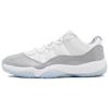 Tênis Unissex Air 11 Retro Low Cement Grey Branco Azul Universitário AV2187-140