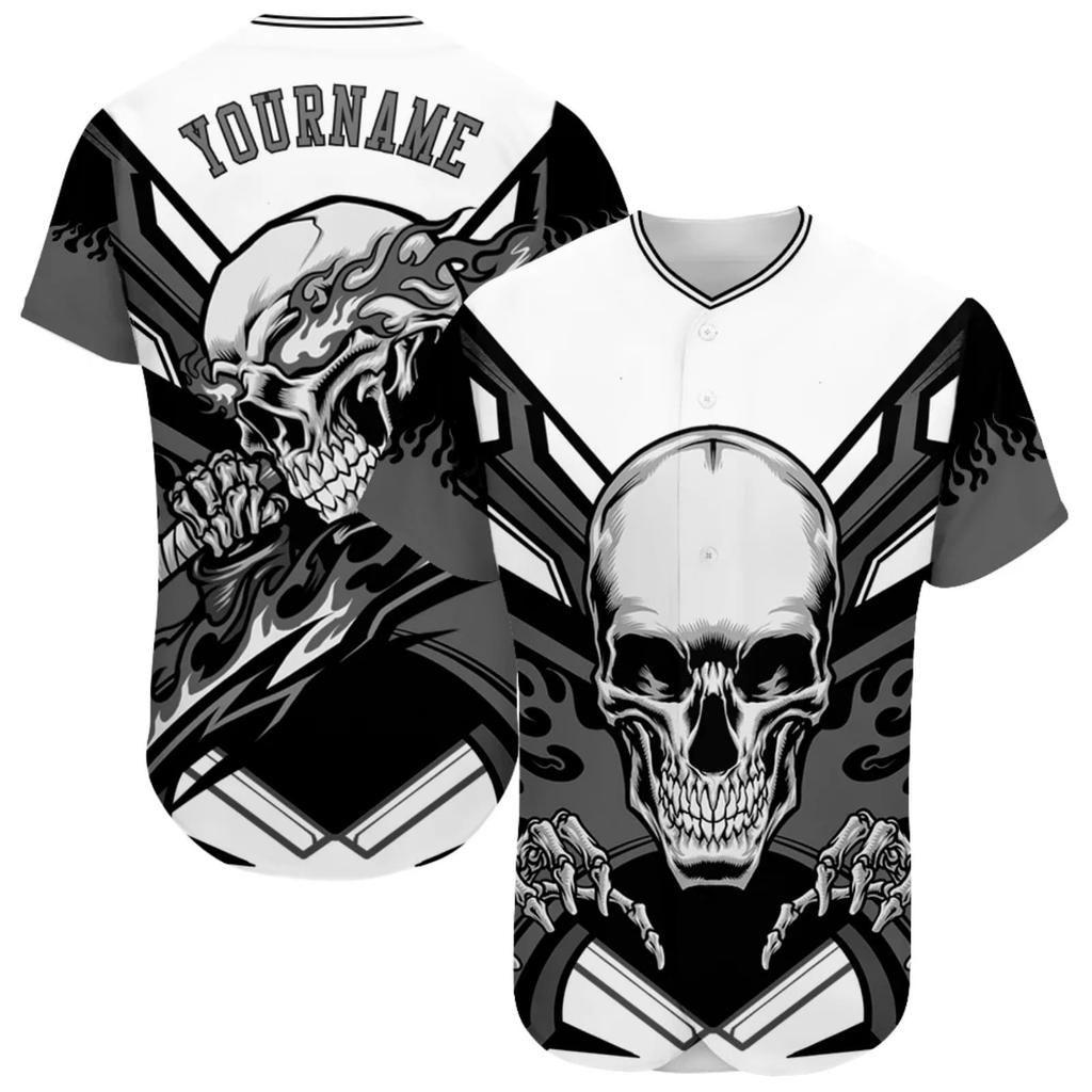 Custom Baseball for Men Women Halloween Sports Top