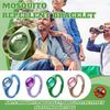 Bracelet Anti-Moustiques Bande en Silicone Réglable avec Insert d'Huile Essentielle de 20 ml Conception Confortable et Légère Adapté aux Activités Extérieures
