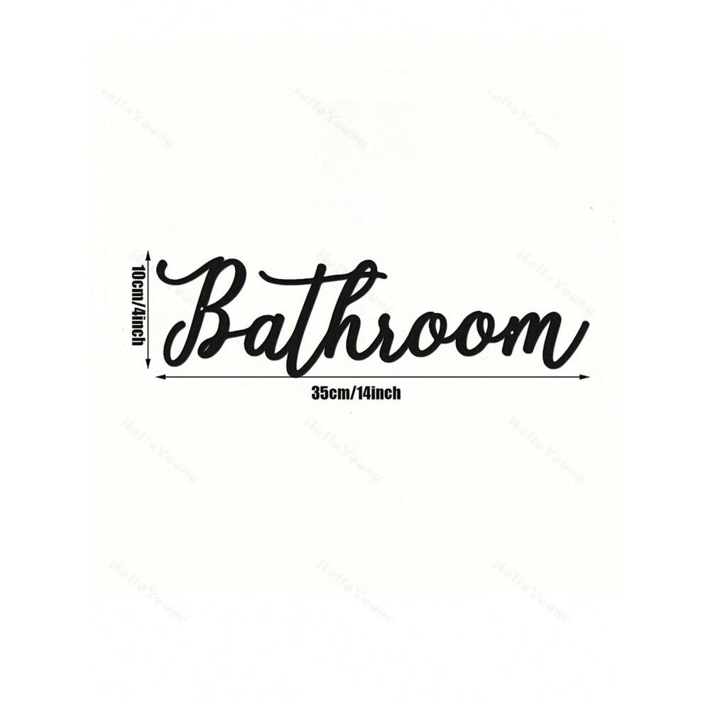 1pc Metal Letter Wall Sign Door Plate Country Home Decor Farmhouse Room Decoration