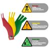 New 8 In 1 Brake Pad Measuring Tool Gauge Feeler Tester Scale Lining Thickness Wear Meter Thickness Gauge Handy Measuring