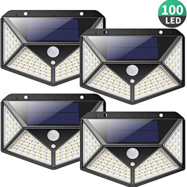 100 LEDs Solar Lights with Motion Sensor Outdoor Solar Outdoor Light for Gardens