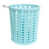 Pen Holder Imitation Rattan Holder, Round Hollow Desk Organizer, Large Capacity Pencil Accessory Cup for Pens Pencils Makeup Brushes, Nordic