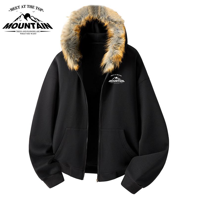 Men Women Cardigan Hooded Sweatshirt Spring Autumn Outdoor Running Sport  Cardigan Jacket Outdoor Warm Casual Sweatshirt S