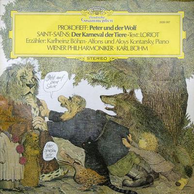 LP Record SERGEI PROKOFIEV CAMILLE SAINT-SA?N - Prokofieff Peter Und Der Wolf / Sai 2530587 Deutsche Grammo 1975 Germany Classical Used