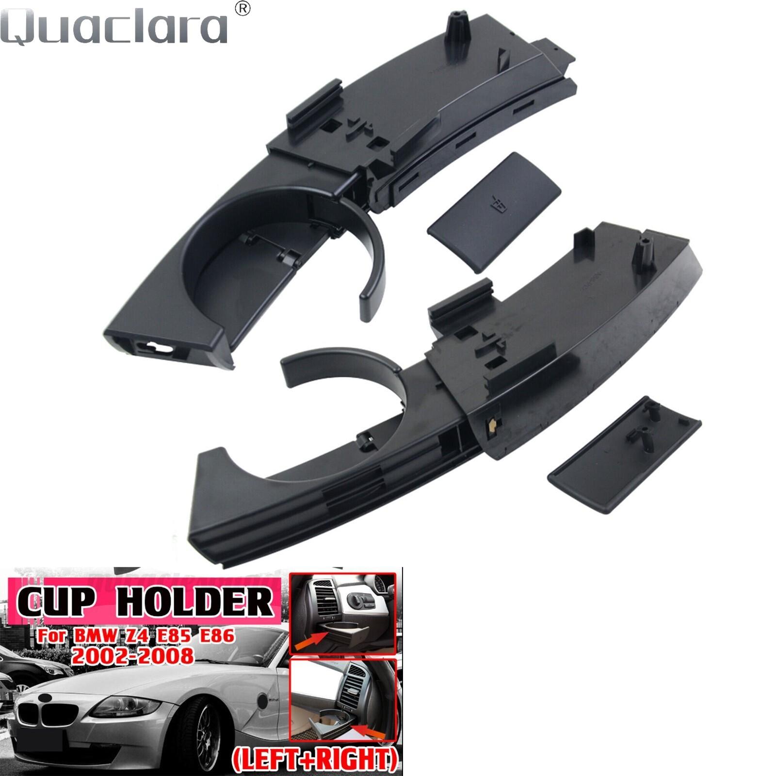 New Auto Parts BM-W Z4 E85 E86 2003-2008 Car Dashboard Front Seat Cup Holder Left Plastic 51457070323 Vehicle Parts Accessories Right Side чёрный