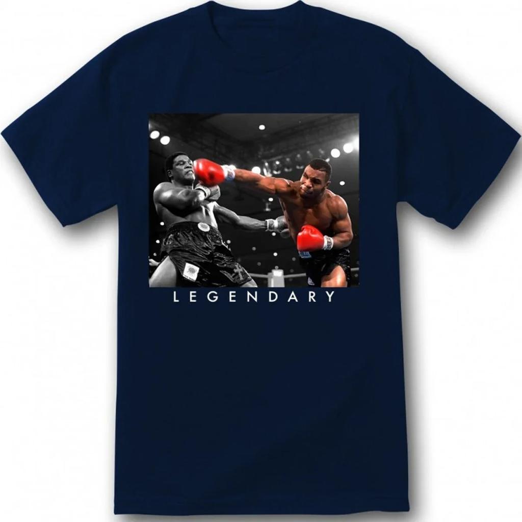 Mike Streetwear Fashion Vintage Boxing Legendary Tyson Boxing Fan T-Shirt. Summer Cotton Short Sleeve O-Neck Mens New S-5xl