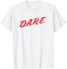 D.A.R.E. Program Simple Red Logo Retro PSA T-Shirt
