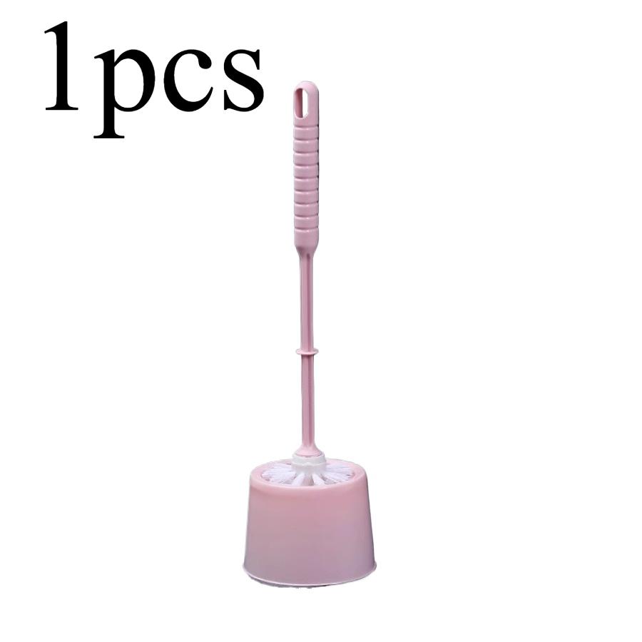 Household Elegant Toilet Brush Set Toilet Cleaning Brush Toilet No Dead Angle Brush Long Handle Soft Hair Toilet Cleaning Brush