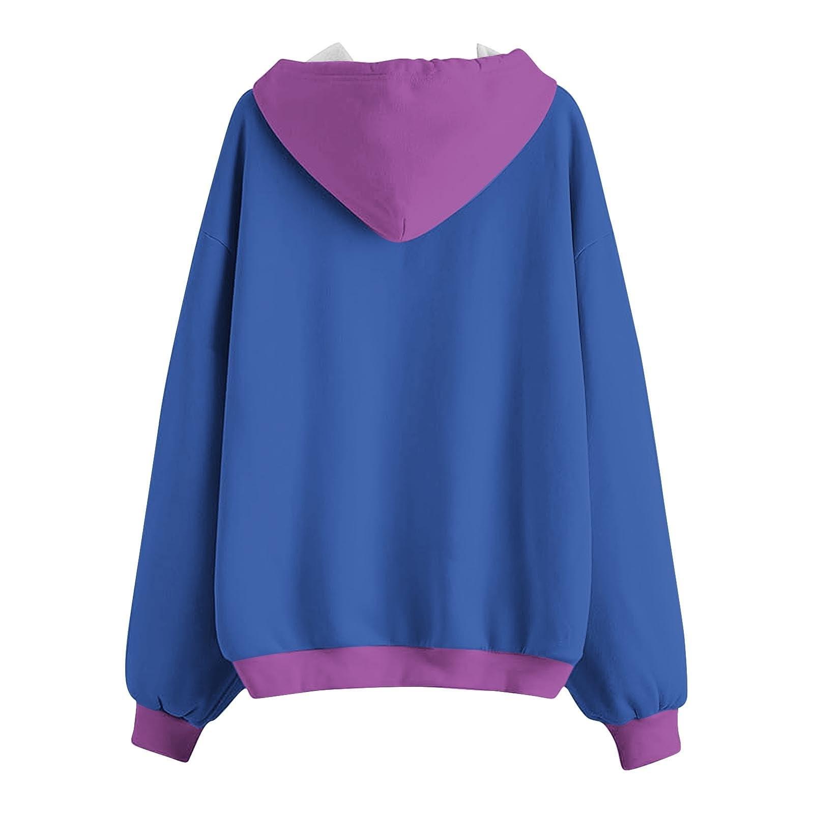 Толстовка с капюшоном на молнии для женщин с длинным рукавом — фото 3