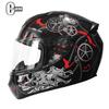 Certified Full Face Motorcycle Helmet Scooter Electric Bike Riders ABS Material DOT ECE Compatible