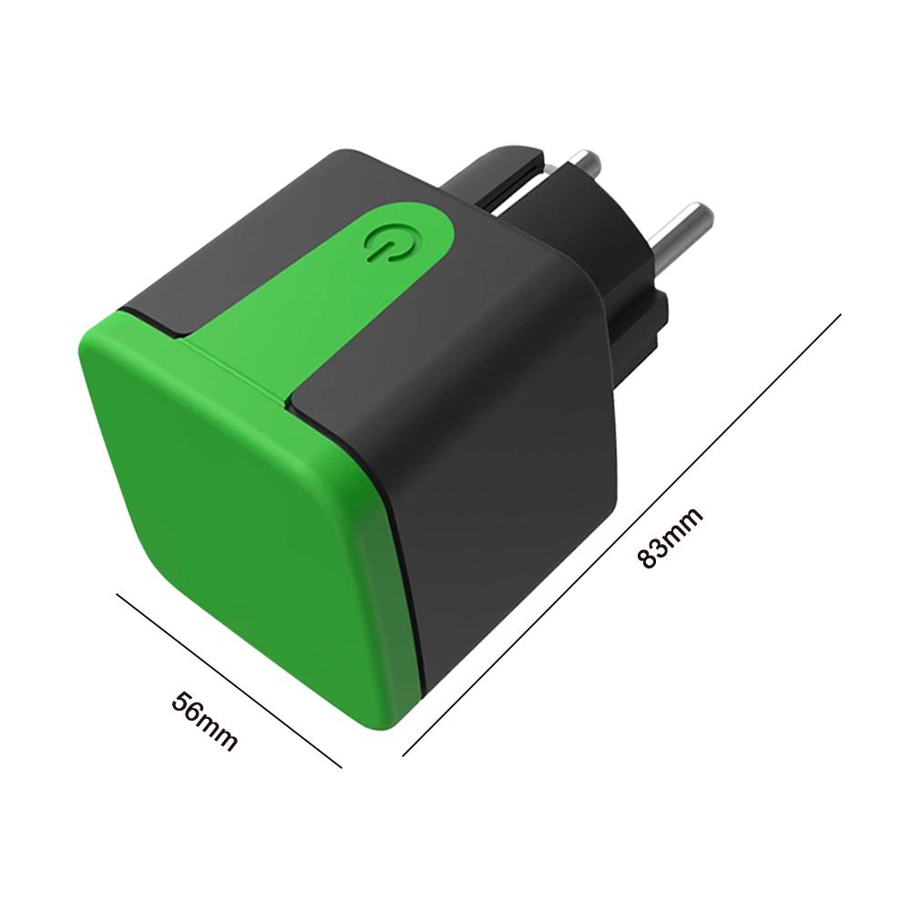 Tuya Smart WiFi Plug 16A Outdoor Waterproof Plug Adaptor Power Energy Monitor Socket Compatible With Alexa Google Home
