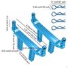 2 High-Performance Front And Rear Body Mounts for RC Car 16102 (1:16 Scale) - DIY Assembly Parts