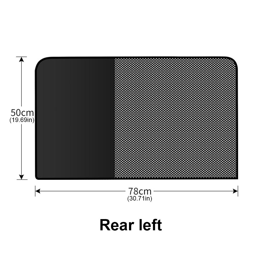 1/2Pcs Magnetic Car Sun Shade Side Window Sunshade Sun Blocking UV Protection Curtains Sun Shield Protector Car DIY Accessories