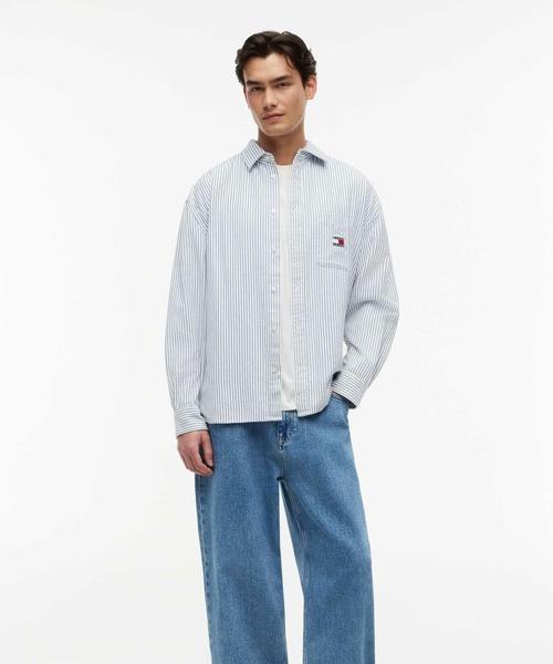 Tamijinseu Oversized Striped Shirt (T32G6Wsh13Tmt1C63)