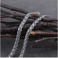 Vikings Jewelry Never Fade Stainless Steel Men Chains Necklace Without Pendant Fit for Most Pendant