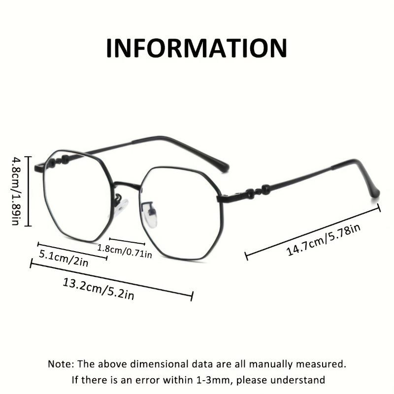 Pochromic Fashion Glasses Dual-Use Day & Night with Gray Lenses for Daytime and White Lenses for Night Vision