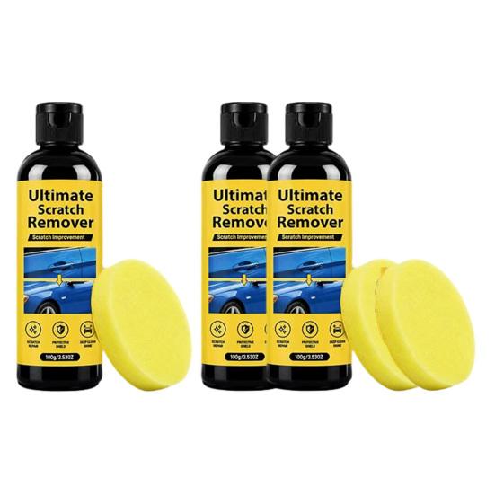 Car Scratch Remover for Fine Scratches, Paint Surface Repair Agent with Sponge, Scratch Removal Kit for Car Motorcycle Paint Care