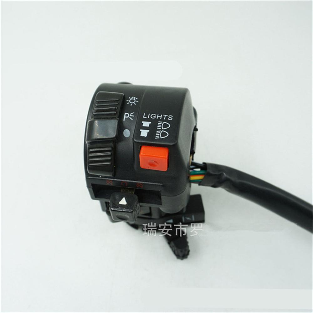 New 22mm 7/8"Motorcycle Handlebar Start Stop Headlight Hi/Low Throttle ON-Off Switch