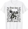 Hebst du überhaupt den Ritter Kniebeugen Heben Grafik T-Shirt Herren Baumwolle T-Shirt Fitnessstudio Meme