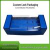 Durable Translucent Airplane Blue Box for Cosmetics & Clothing
