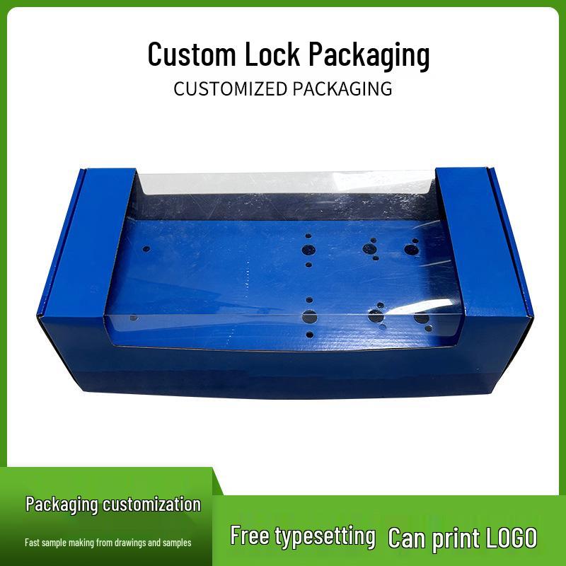 

Durable Translucent Airplane Blue Box for Cosmetics & Clothing