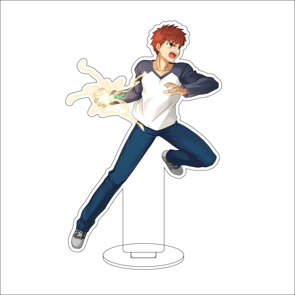 16CM Anime Fate stay night Cosplay Acrylic Stand Ornaments Sakura Matou/Illyasviel von Einzbern Figure Stand Halloween Gifts