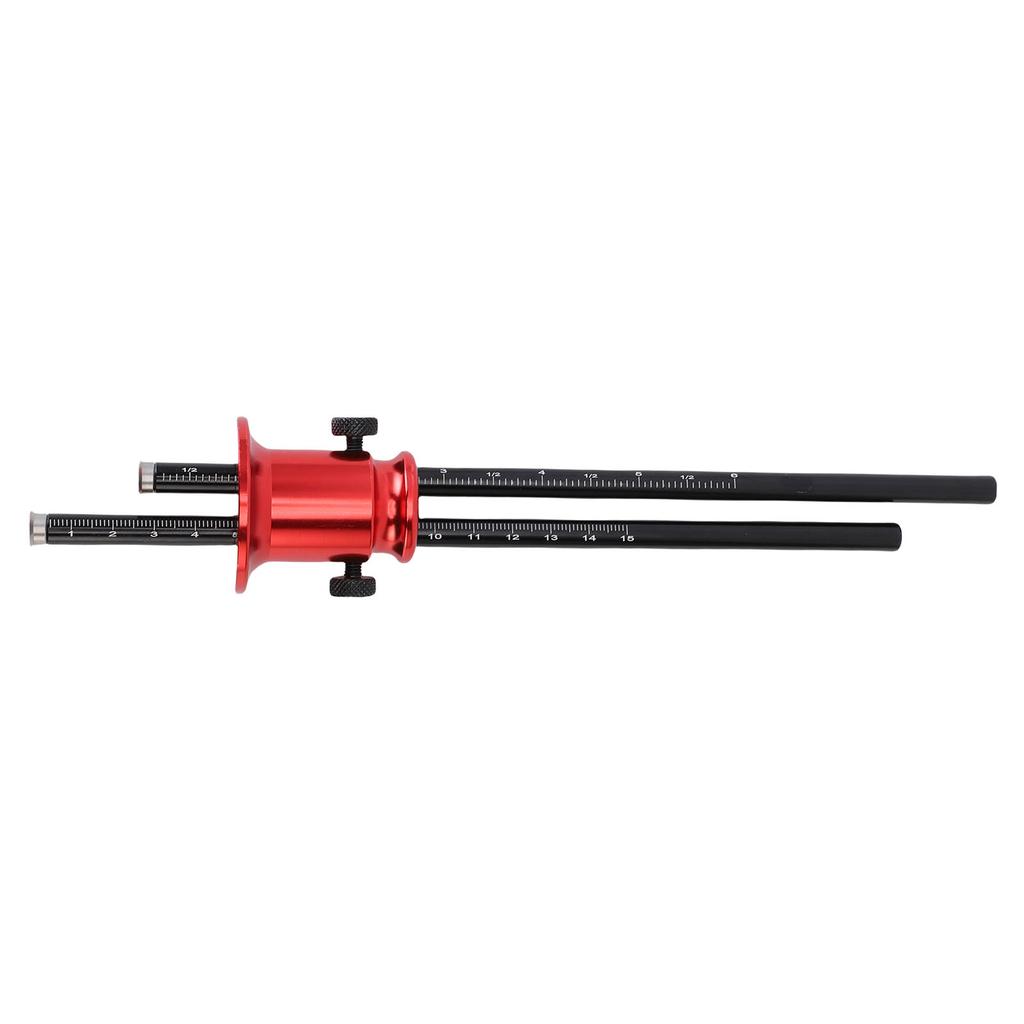 Wheel Marking Scriber Aluminum Alloy European Metric and Imperial Accurate Scale Scriber Tool for Woodworking Projects